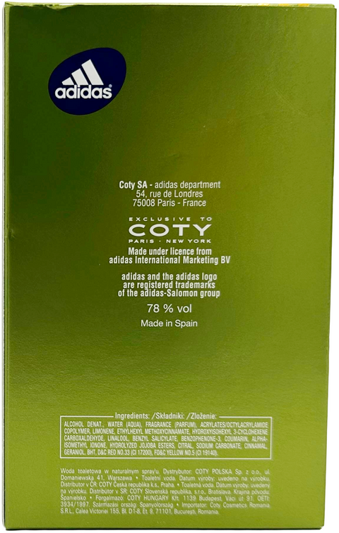 profumo uomo Eau de Toilette Adidas GAME SPIRIT natural spray 100 ml