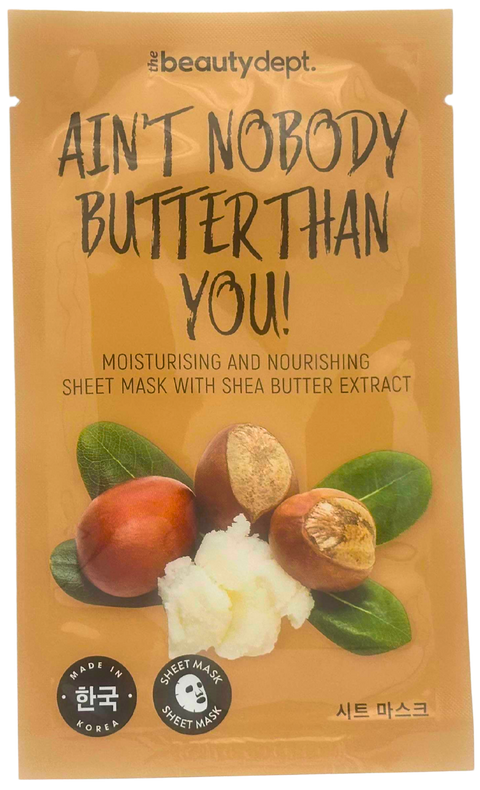 maschera viso tessuto The Beauty Dept. Ain't Nobody Butter Than You! Moisturising and Nourishing