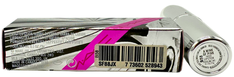 rossetto Mac Cosmetics Frost Lipstick Shiny Pretty Things A WINK OF PINK