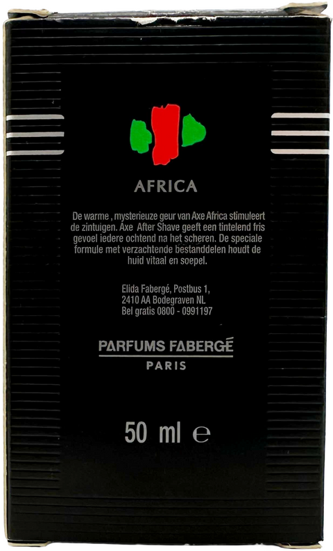 after shave Fabergé Paris Axe AFRICA splash 50 ml
