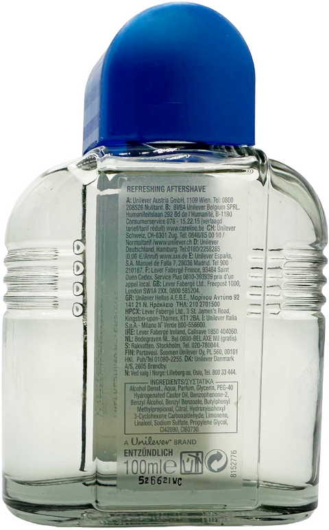 after shave Axe BELOW-0° Refreshing Aftershave Axe Shave Limited Edition splash 100 ml