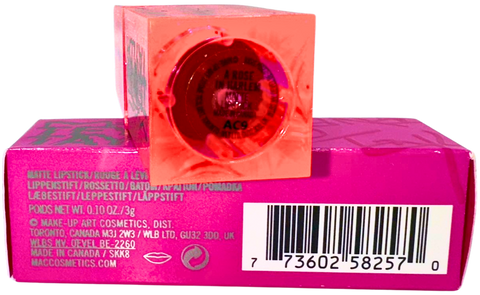 rossetto Mac Cosmetics Matte Lipstick Teyana Taylor A ROSE IN HARLEM