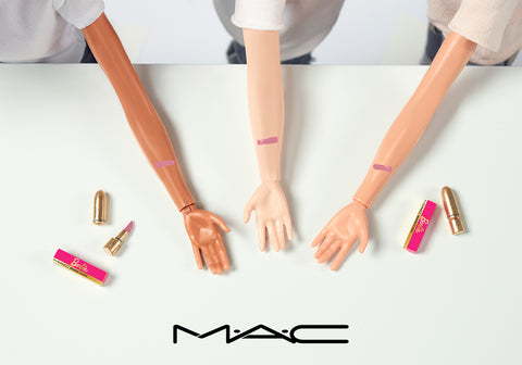 rossetto Mac Cosmetics Matte Lipstick Barbie Maker @BARBIESTYLE