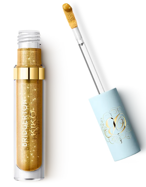 lip gloss Kiko Bridgerton Brilliant Bliss 01 Gilded Gaze