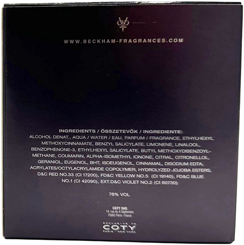 profumo Eau de Toilette David Beckham SIGNATURE Men natural spray 50 ml