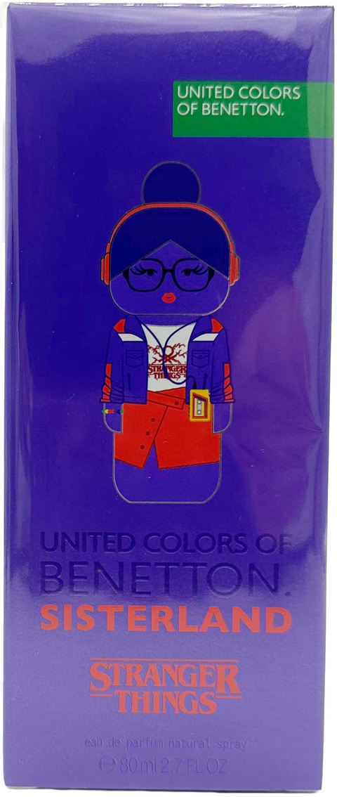 profumo donna Eau de Parfum United Colors Of Benetton SISTERLAND STRANGER THINGS natural spray 80 ml