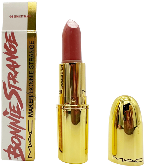 rossetto Mac Cosmetics Satin Lipstick Bonnie Strange Maker @BONNIESTRANGE