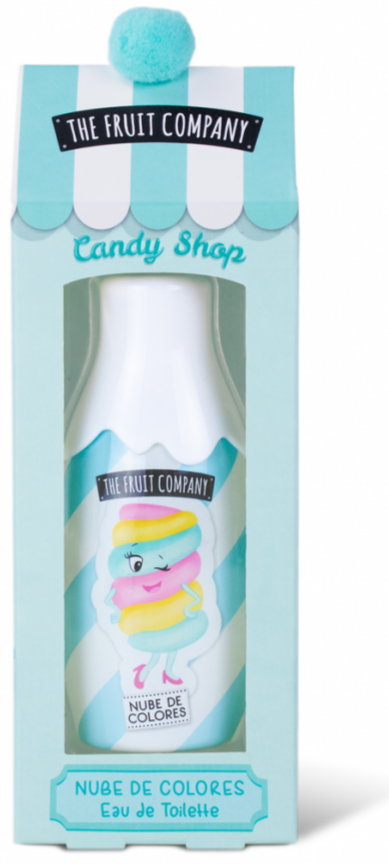 profumo donna Eau de Toilette The Fruit Company Candy Shop Nube de Colores 40 ml