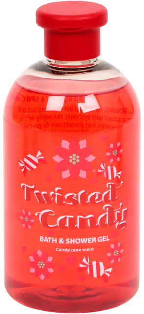 gel da bagno doccia natalizio Maxbrands Twisted Candy Cane Scent 500 ml