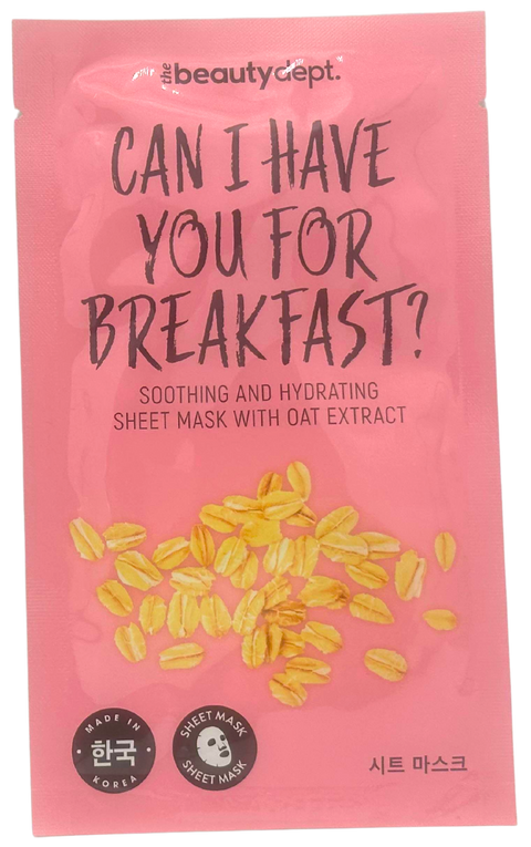 maschera viso tessuto The Beauty Dept. Can I Have You Breakfast? Soothing and Hydrating