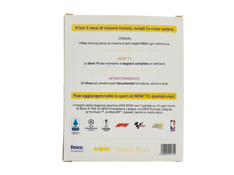 chiavetta Roku Smart Stick NOW TV 3801TT