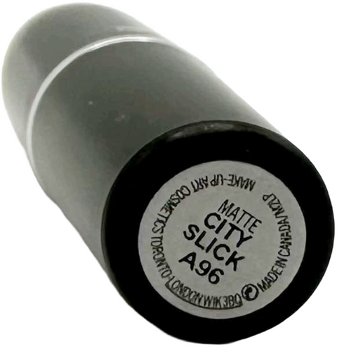 rossetto Mac Cosmetics Matte Lipstick Colour Rocker CITY SLICK