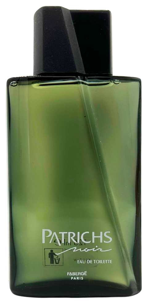 profumo uomo Eau de Toilette Patrichs Noir Fabergè Paris splash 125 ml