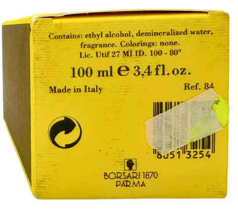 profumo unisex Acqua Classica Borsari 1870 Parma 80° splash con vaporizzatore 100 ml