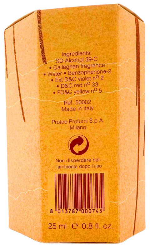 profumo donna Eau de Parfum Lilith by Callaghan splash 25 ml