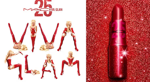 rossetto Mac Cosmetics Matte Lipstick 618 VIVA GLAM I 25th Anniversary