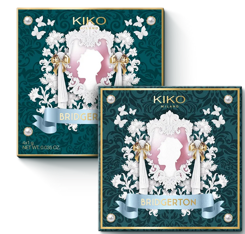 Kiko Milano Bridgerton Quartet Eyeshadow Palette 4 Finishes 02 Ballroom Bliss