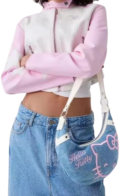 giacca donna Bershka x Sanrio Hello Kitty Mania 50°Anniversario 1703/109/902 tg. M