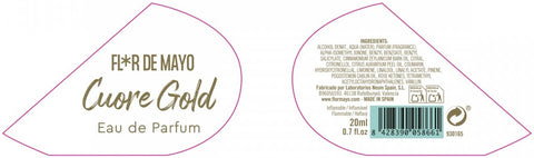 profumo donna Eau de Parfum Flor de Mayo CUORE GOLD 20 ml