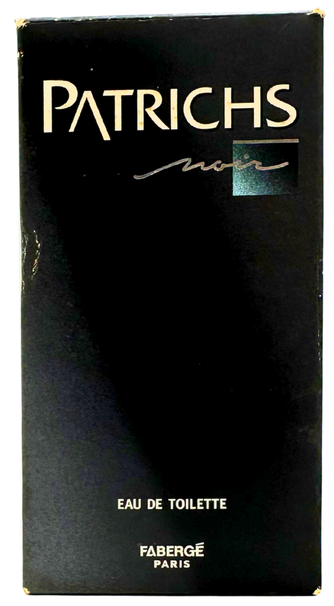 profumo uomo Eau de Toilette Patrichs Noir Fabergè Paris splash 75 ml