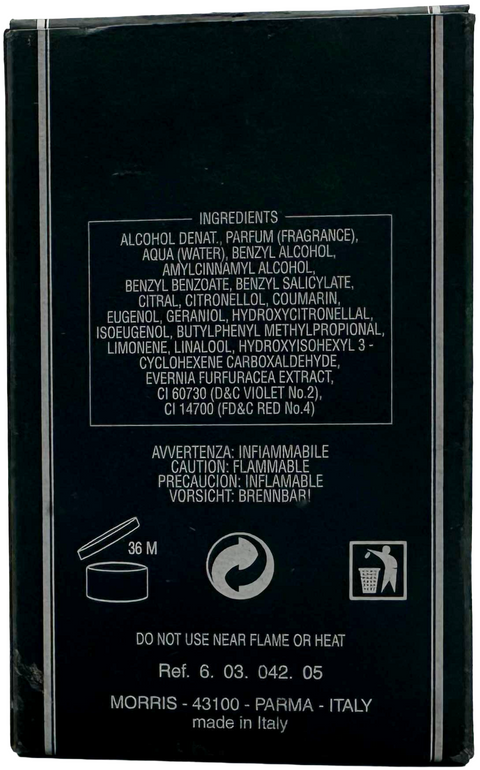 profumo uomo Eau de Toilette La Perla Morris GRIGIOPERLA vaporisateur naturel 50 ml