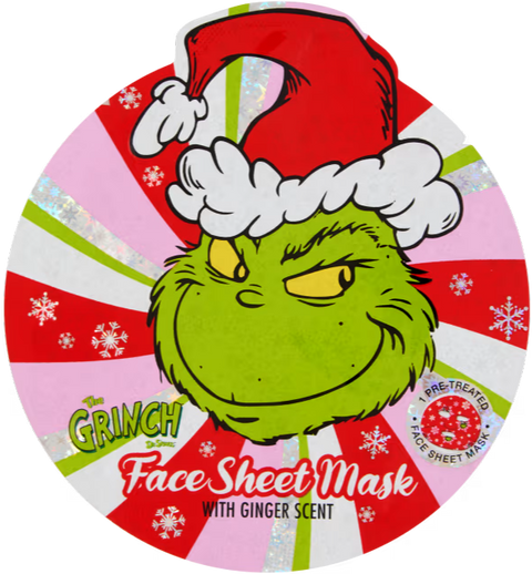 maschera viso in tessuto Topbrands The Grinch with Ginger Scent