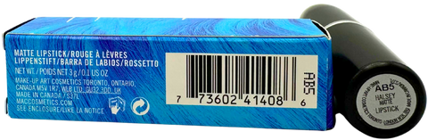 rossetto Mac Cosmetics Matte Lipstick Future Forward HALSEY