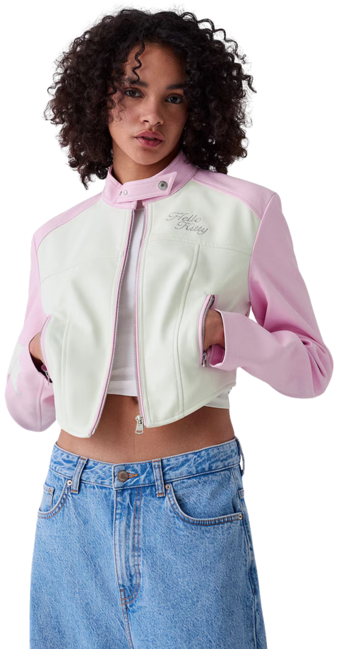 giacca donna Bershka x Sanrio Hello Kitty Mania 50°Anniversario 1703/109/902 tg. M