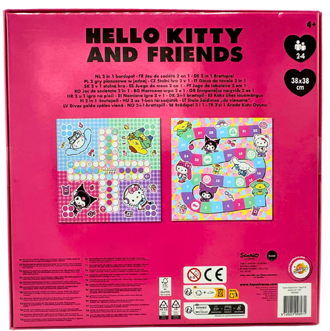 gioco da tavolo Sanrio Hello Kitty and Friends 2 in 1 Board Game