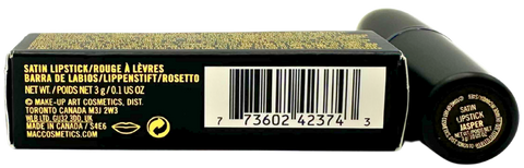 rossetto Mac Cosmetics Satin Lipstick James Kaliardos JASPER