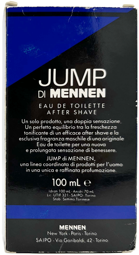 profumo uomo Eau de Toilette after shave JUMP di Mennen splash 100 ml