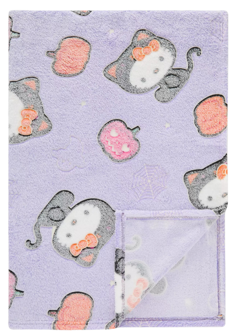 coperta fosforescente Sanrio Hello Kitty Halloween Glow in the Dark Throw