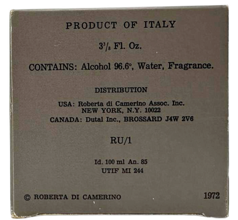 profumo uomo Eau de Toilette Roberta di Camerino L'Uomo R splash 100 ml