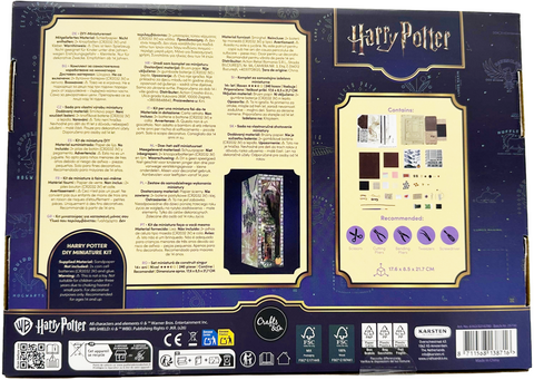 kit gioco miniatura 3D Crafts & Co Harry Potter HAGRID'S HUT - CAPANNA DI HAGRID