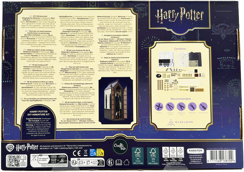 kit gioco miniatura 3D Crafts & Co Harry Potter THE GREAT HALL - LA SALA GRANDE