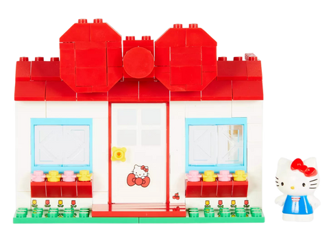 gioco lego casa da costruire Sanrio Hello Kitty Happy Home Build Set