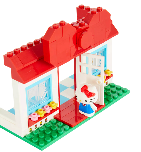 gioco lego casa da costruire Sanrio Hello Kitty Happy Home Build Set