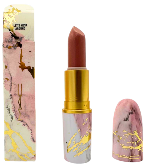 rossetto Mac Cosmetics Lustre Lipstick Electric Wonder LET'S MESA AROUND