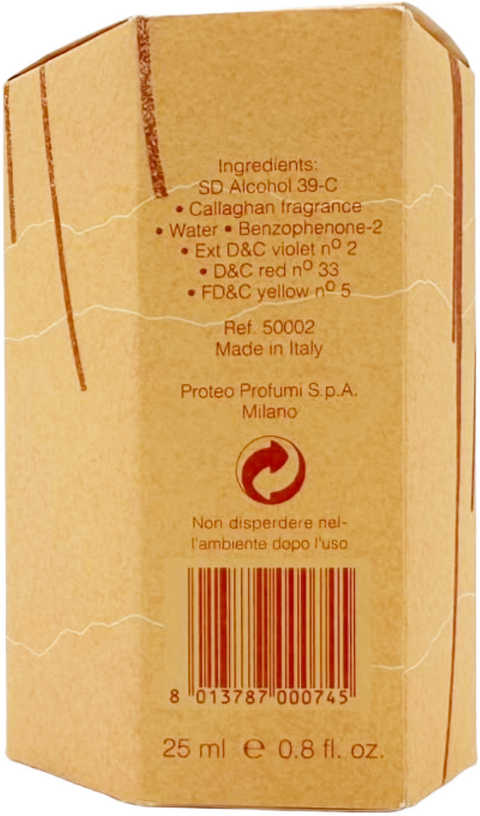 profumo donna Eau de Parfum LILITH by Callaghan splash 25 ml