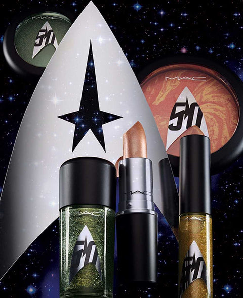 rossetto Mac Cosmetics Frost Lipstick Star Trek LLAP LIVE LONG AND PROSPER