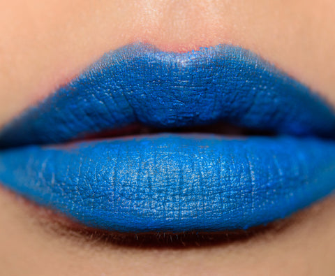 rossetto Mac Cosmetics Matte Lipstick Colour Rocker BLUE BANG!