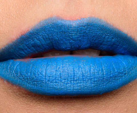 rossetto Mac Cosmetics Matte Lipstick Colour Rocker BLUE BANG!