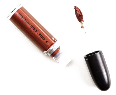 rossetto Mac Cosmetics Retro Matte Liquid Lipcolour Metallic FOILED