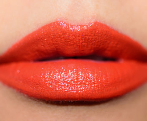 rossetto Mac Cosmetics Amplified Lipstick All About Orange NEON ORANGE
