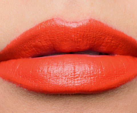 rossetto Mac Cosmetics Amplified Lipstick All About Orange NEON ORANGE