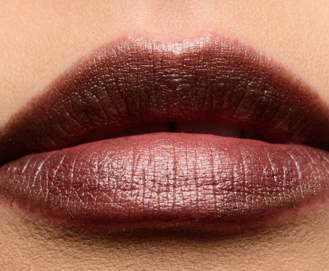 rossetto Mac Cosmetics Frost Lipstick Mirage Noir NOON NOIR