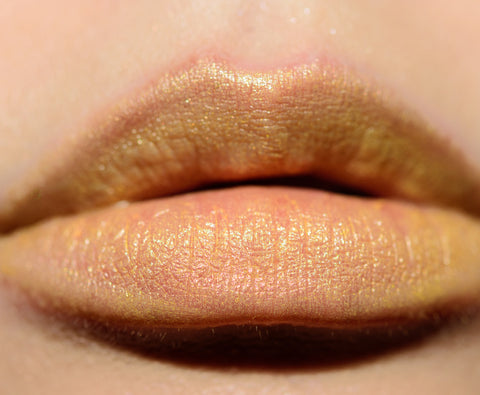 rossetto Mac Cosmetics Frost Lipstick Viva Glam Keith Haring ST. MARKS YELLOW