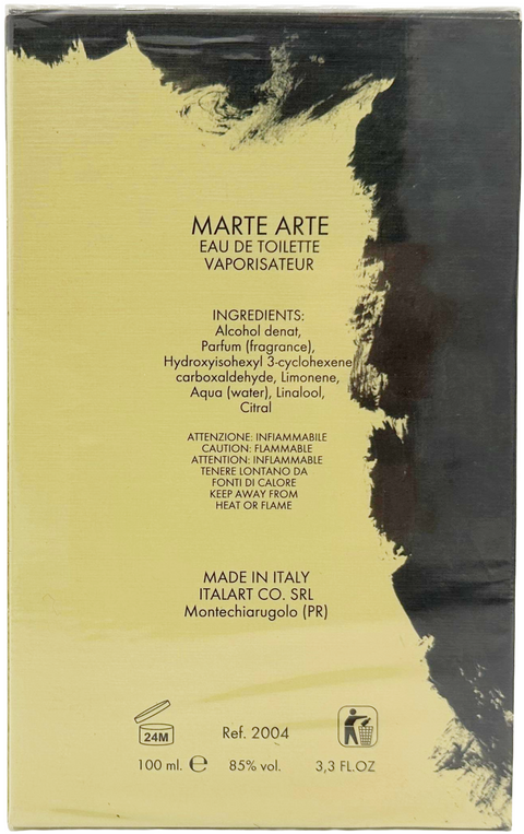 profumo uomo Eau de Toilette Battistoni MARTE ARTE vaporisateur 100 ml