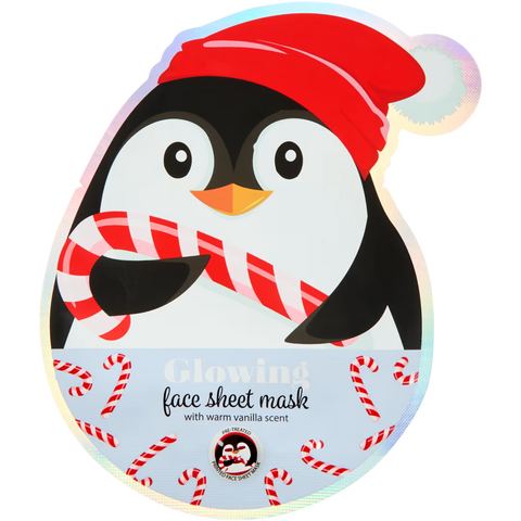 maschera viso in tessuto Natale Maxbrands Glowing with Warm Vanilla Scent