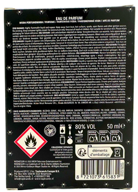 profumo donna Eau de Parfum Topbrands Wednesday 50 ml